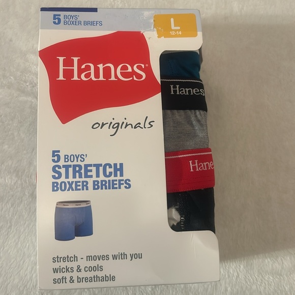 Hanes Boys Stretch Boxer Briefs - Picture 7 of 7